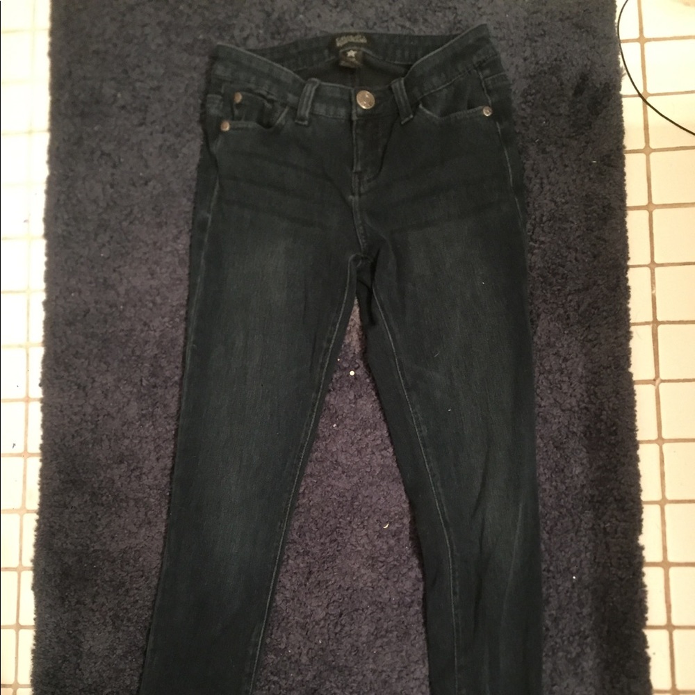Dark blue skinny jeans